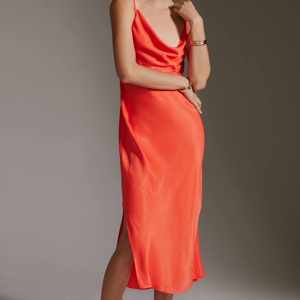 The Elyse Slip Dress, Raspberry